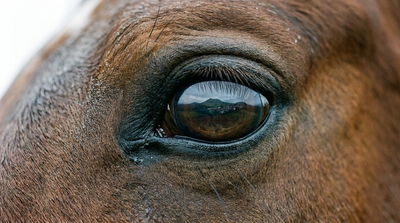 Un regard de cheval au Puy Bouillard, Chazemais